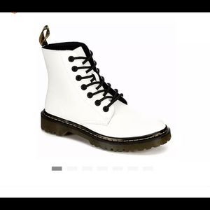 Dr. Martens White Combat Boots